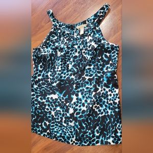 Banana Republic Polka Dot Ruffle Blouse